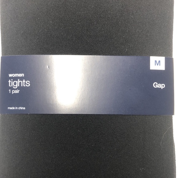 NWT Gap black tights size medium - Picture 2 of 4